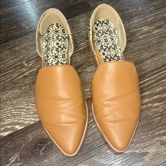 Dolce Vita Kelsa Leather/CowHair D’Orsay Flats Women Size 7.5M - Picture 2 of 7